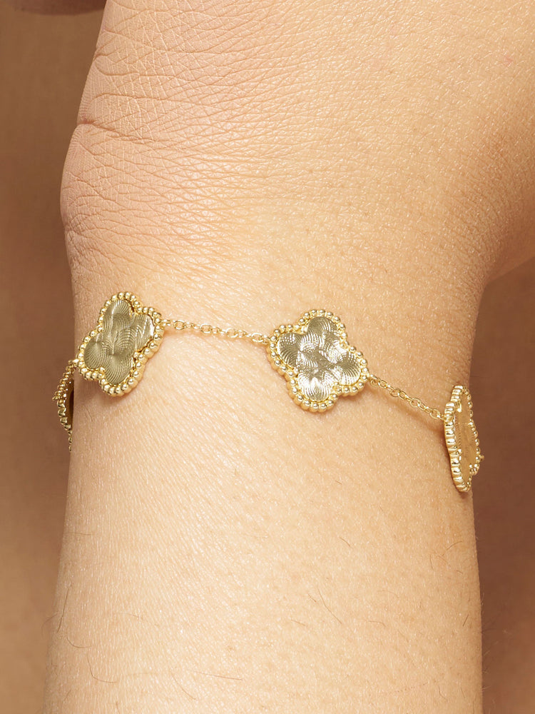 Velvet Clover Bracelet & Necklace Set Velvet Clover Bracelet & Necklace Set