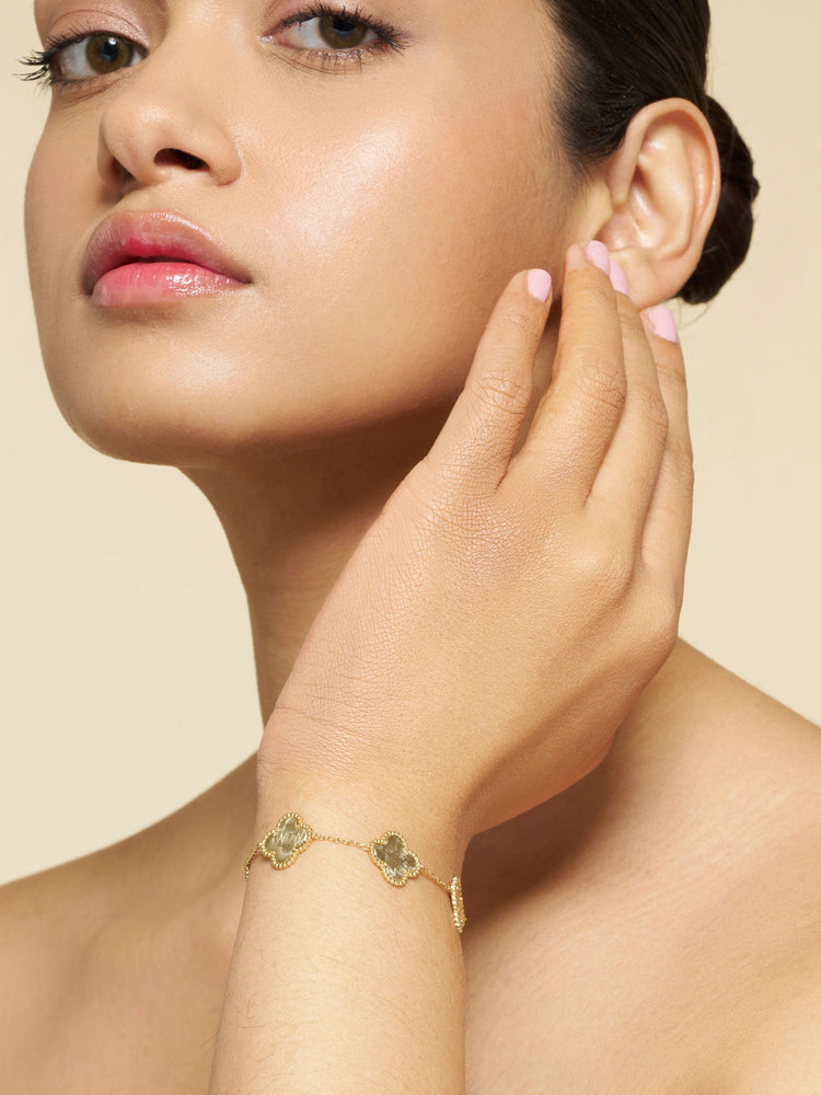 Velvet Clover Bracelet
