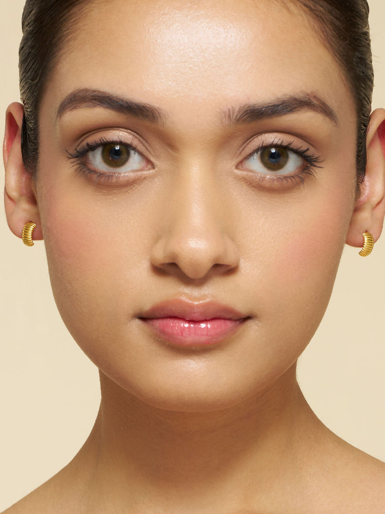 Soleil Band Stud Earrings