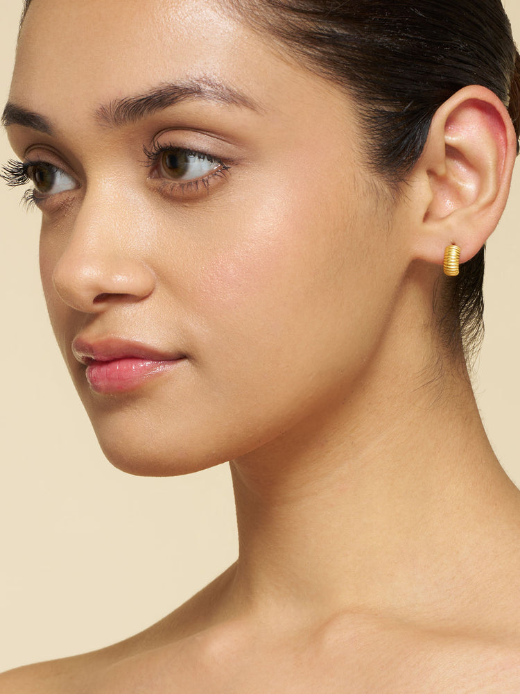 Soleil Band Stud Earrings