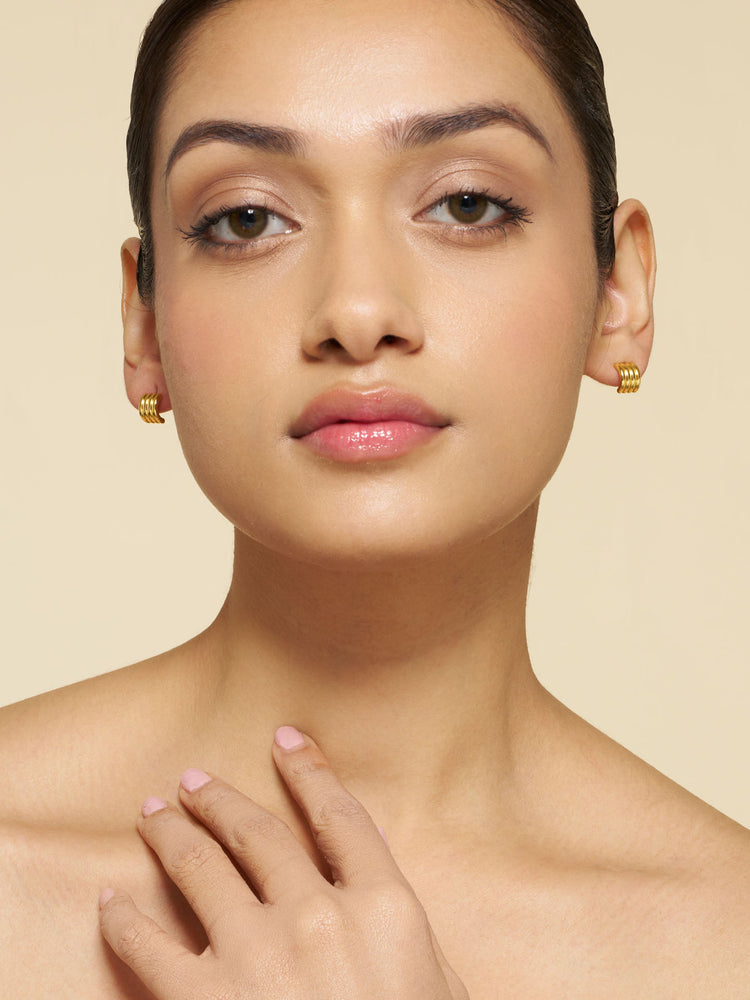 Ripple Mini Stud Earrings