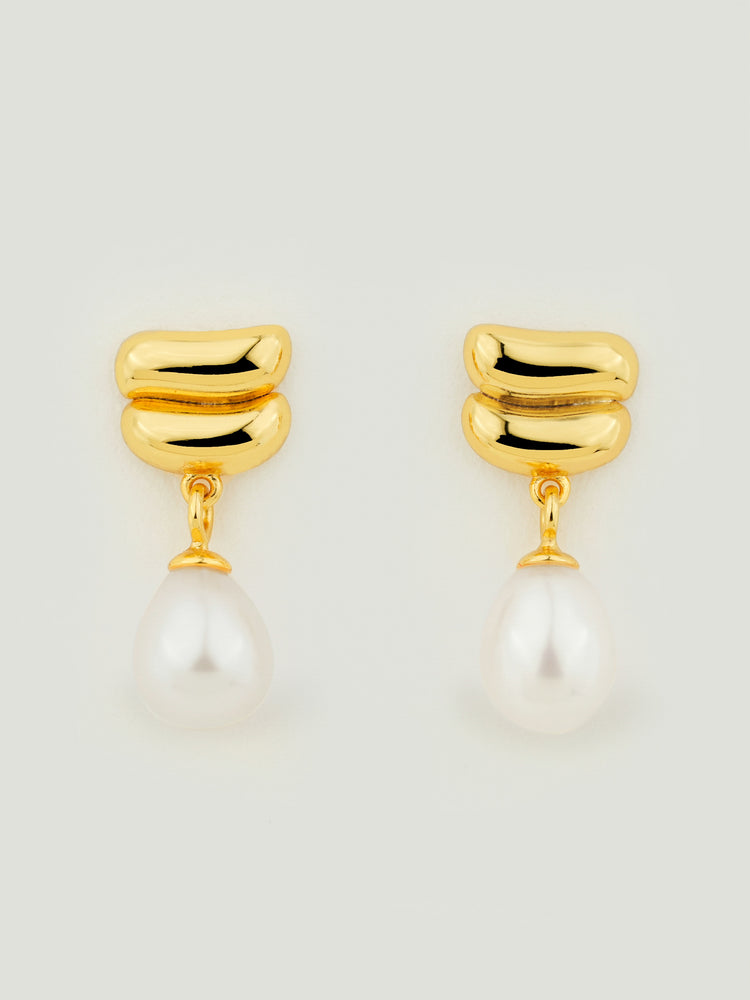 Contour Pearl Earrings Contour Pearl Earrings