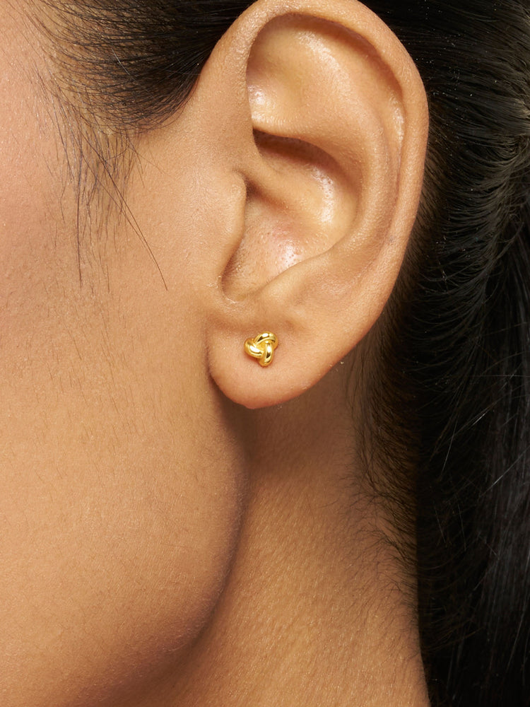 Knotted Stud Earrings