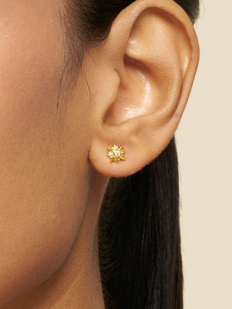 North Star Stud Earrings