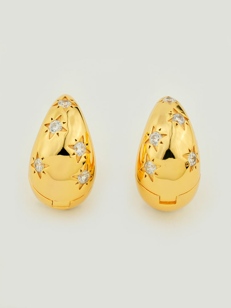 Twilight Teardrop Hoop Earrings Twilight Teardrop Hoop Earrings