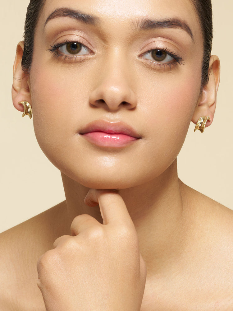 Solstice Swirl Stud Earrings