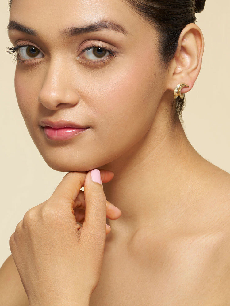 Solstice Swirl Stud Earrings