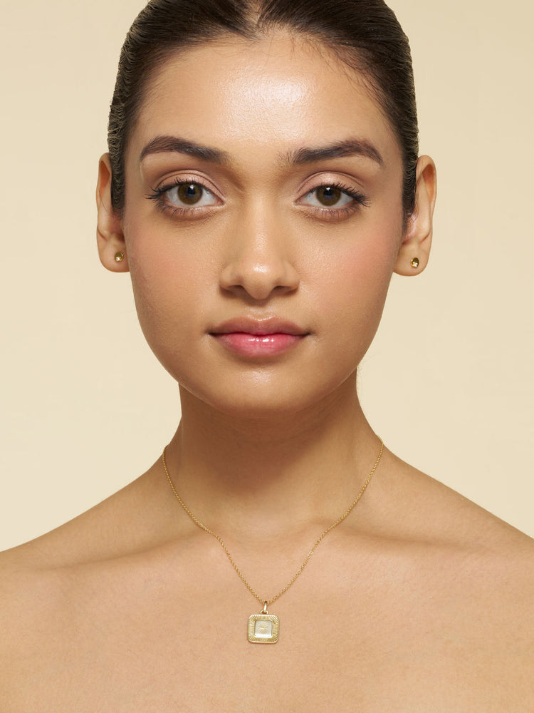 Golden Glyph Pendant