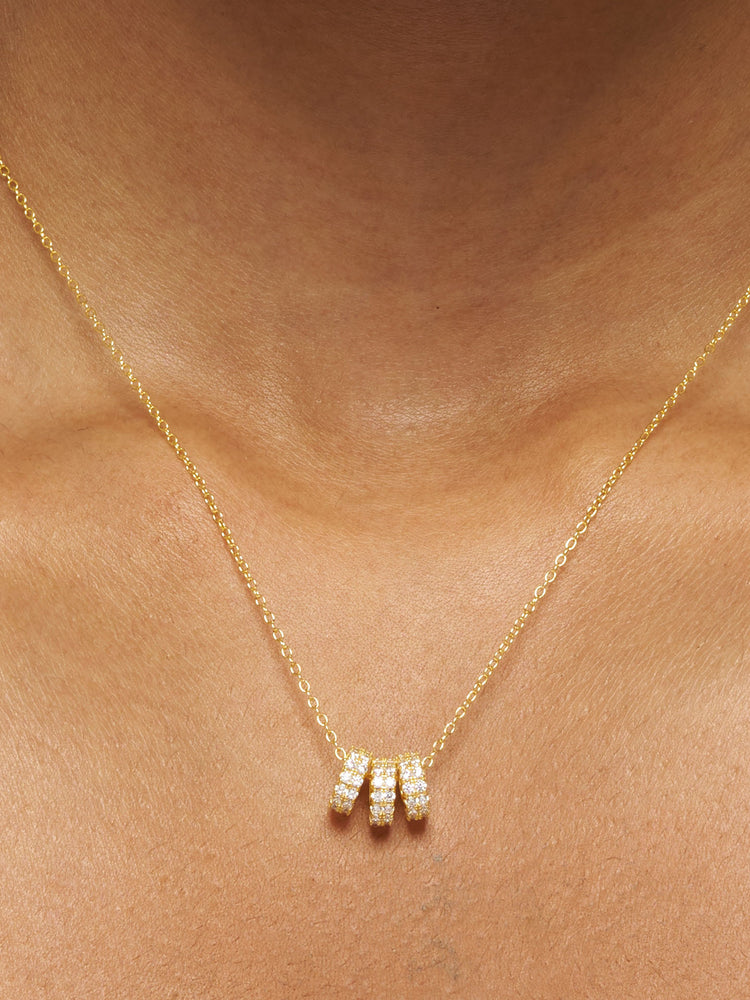 Opulence Loop Pendant Necklace