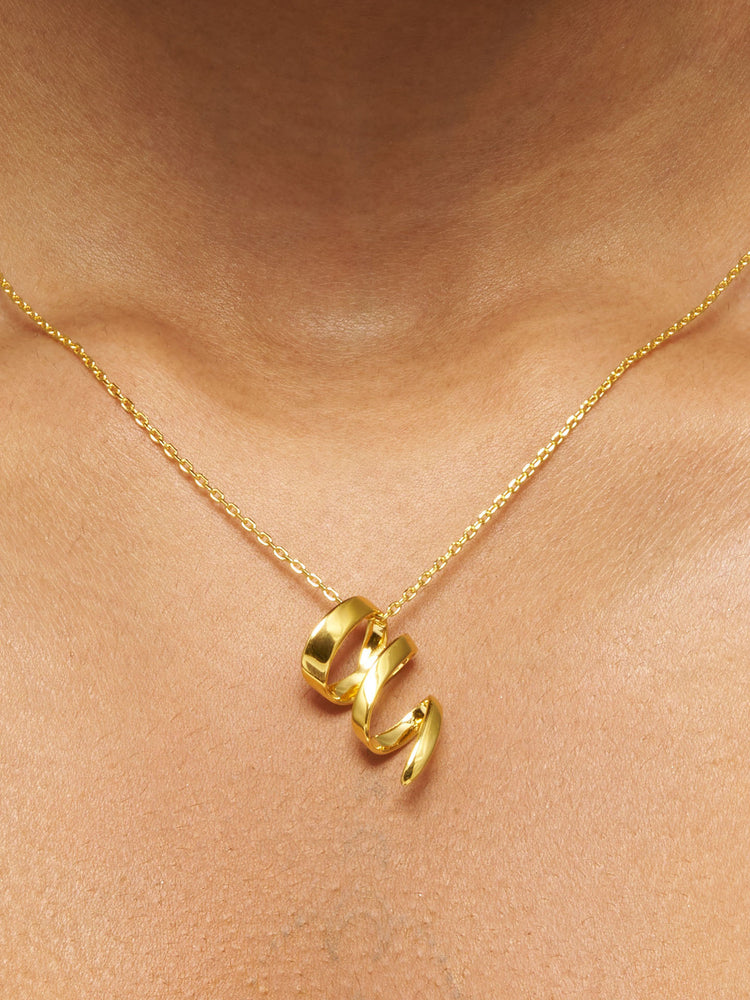 Infinity Twist Pendant Necklace