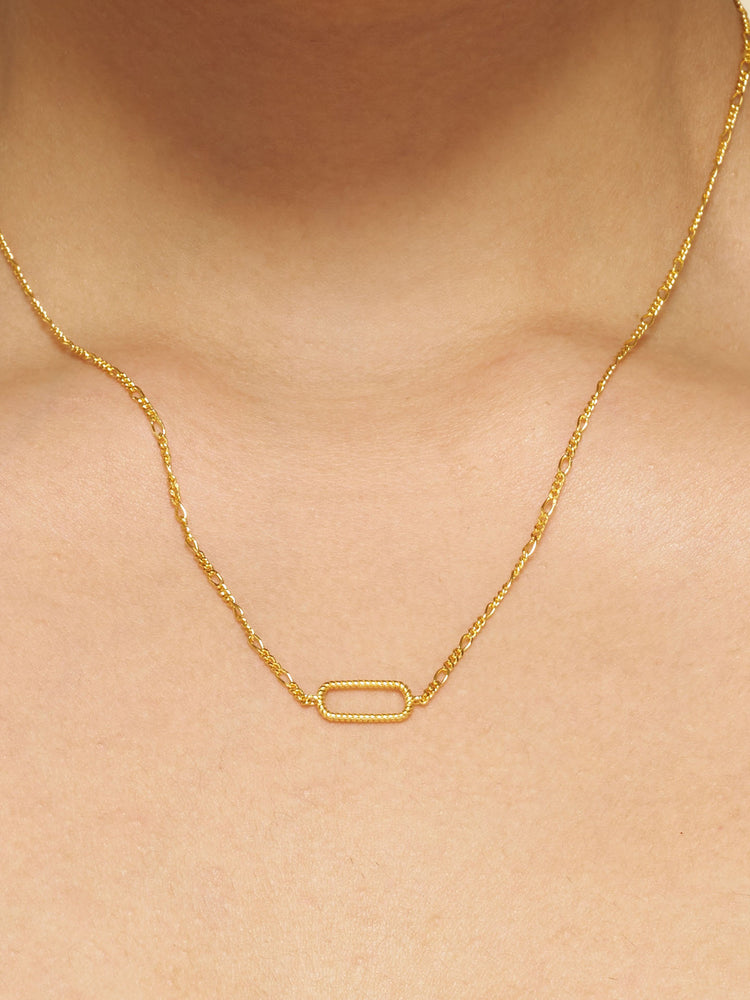 Golden Horizon Link Necklace