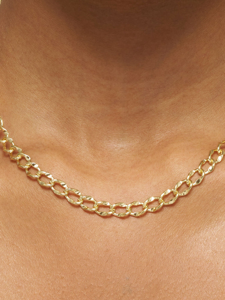 Golden Link Chain Necklace