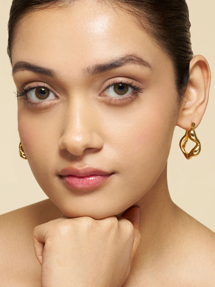 Lava Hoop Earrings