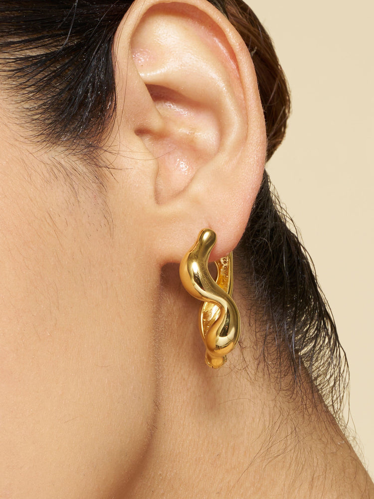 Lava Hoop Earrings