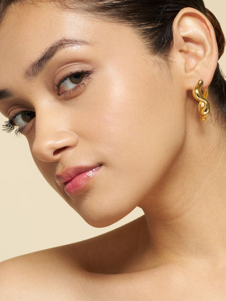 Lava Hoop Earrings