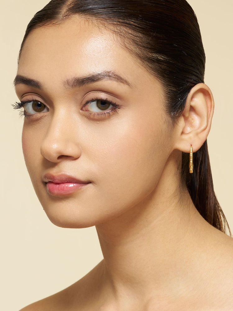 Rounded Block Hoops
