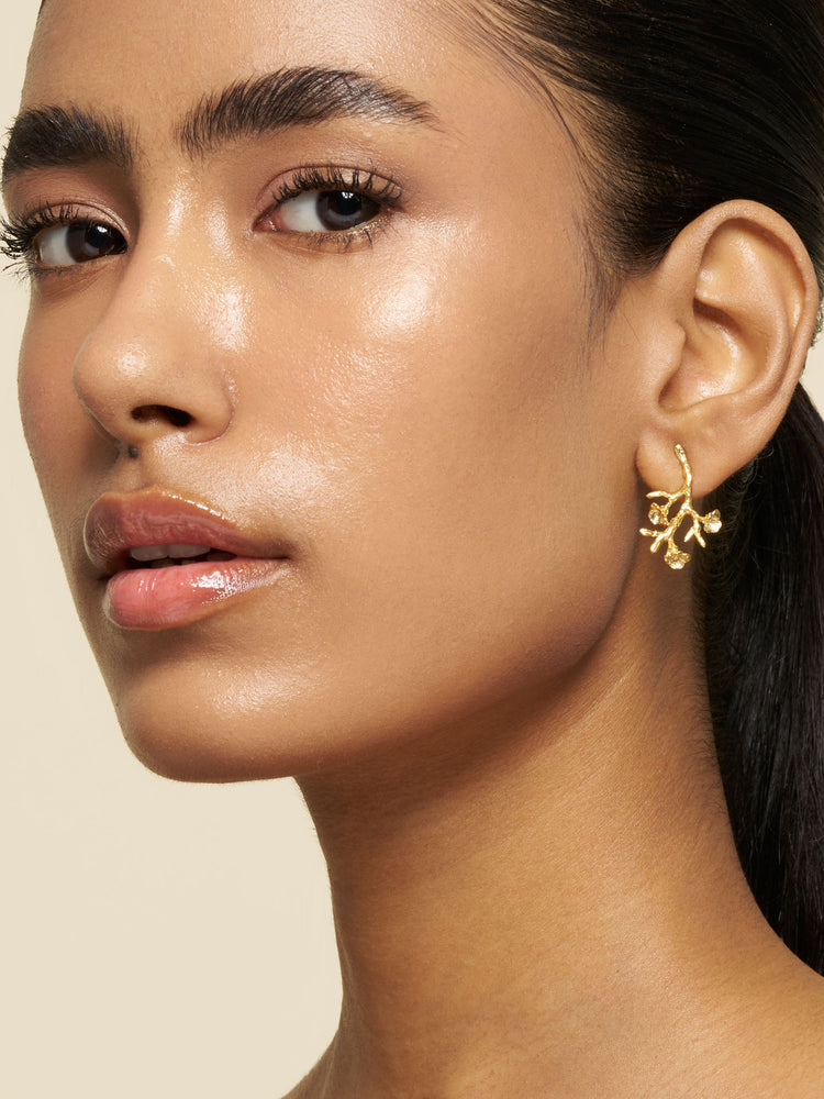 Blossom Vine Drop Earrings