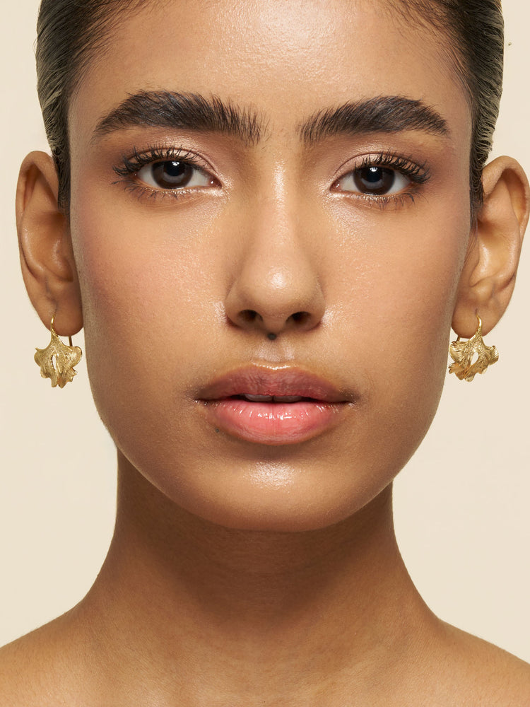 Coral Drop Earrings