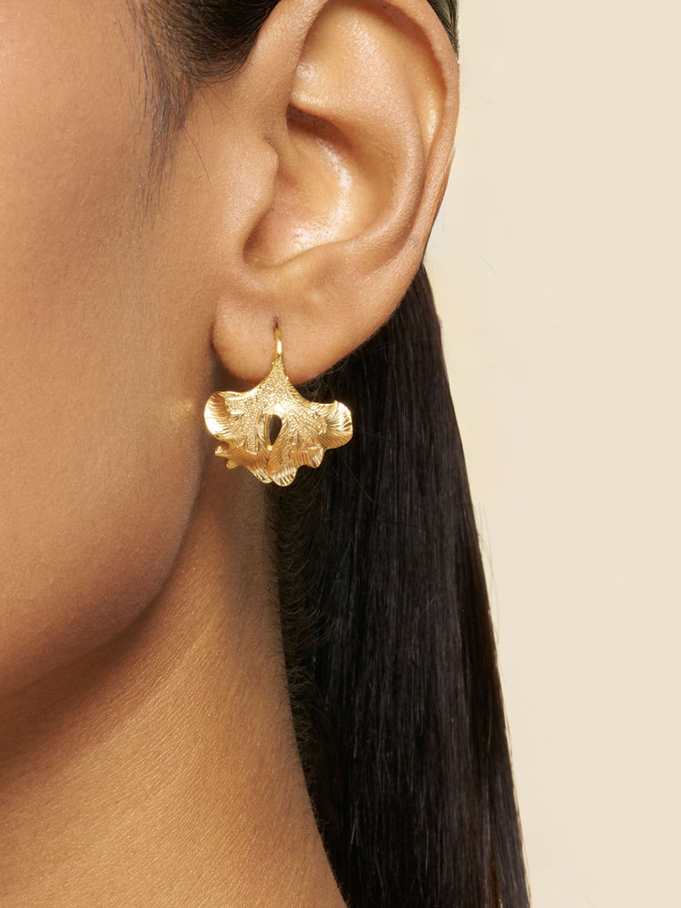 Coral Drop Earrings