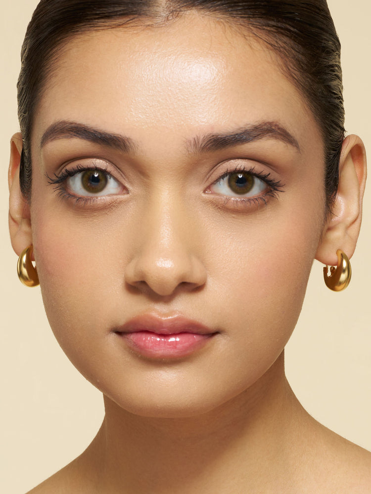 Dome Hoop Earrings