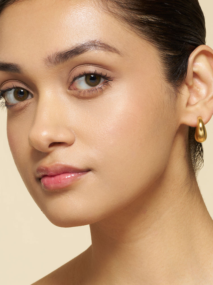 Dome Hoop Earrings