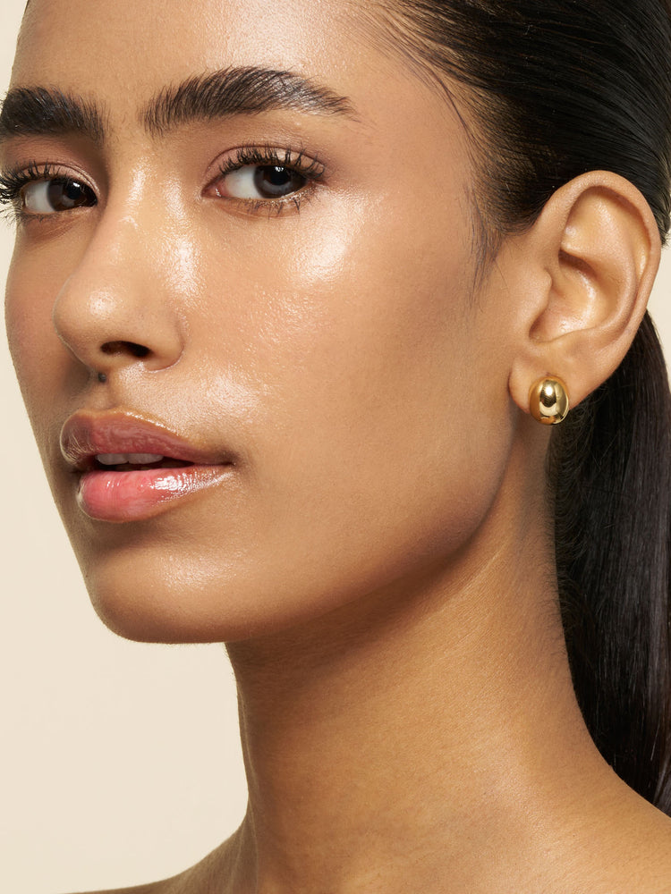 Ball of Sun Stud Earrings