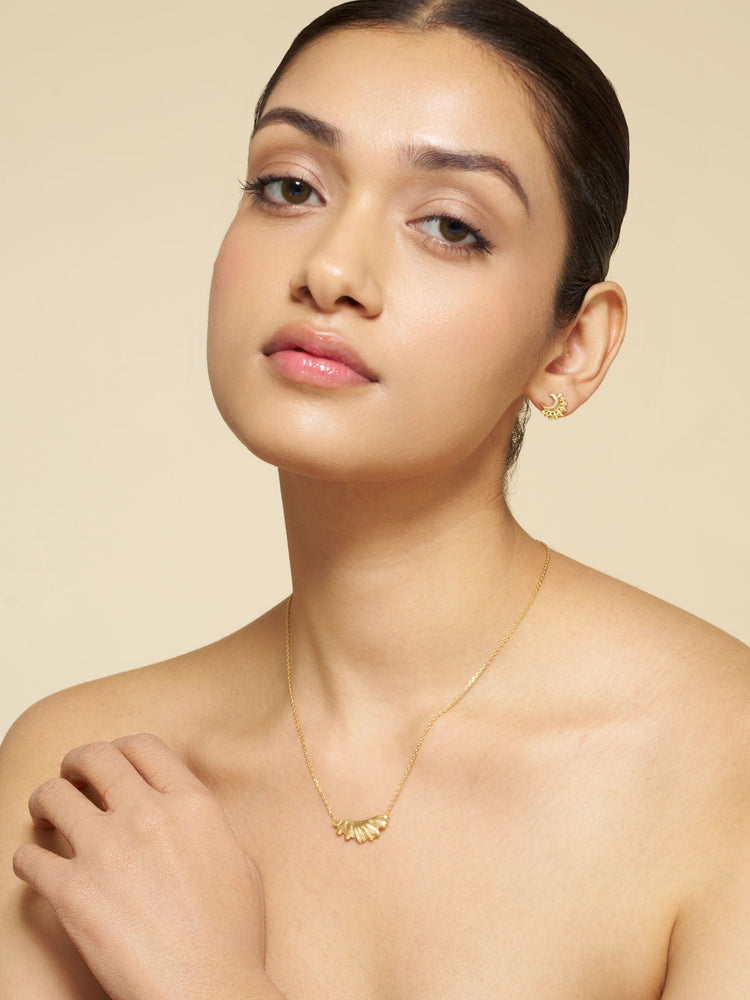 Golden Crown Necklace