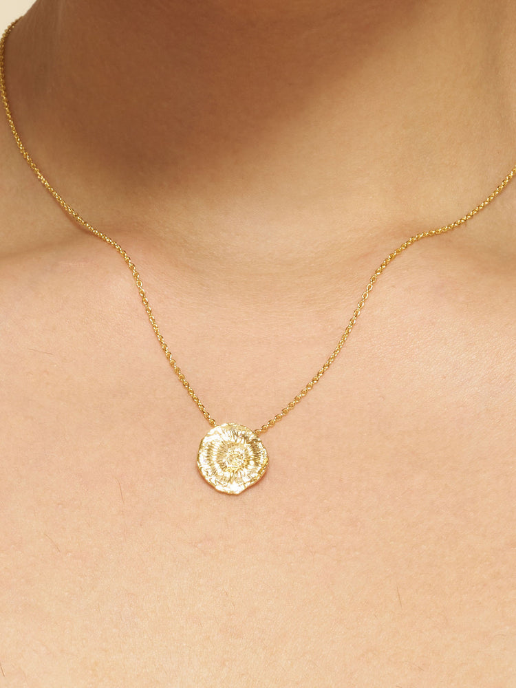Fossil Imprint Pendant Necklace