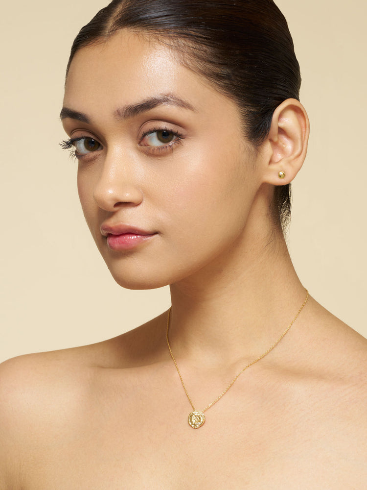 Fossil Imprint Pendant Necklace