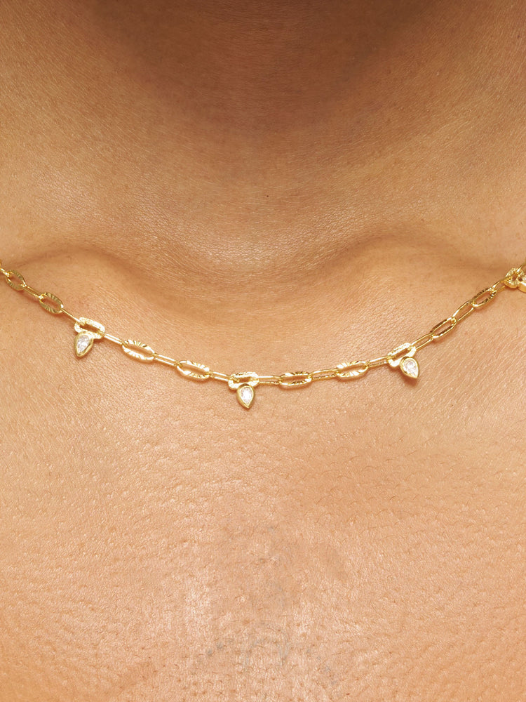 Dew Drop Chain Necklace