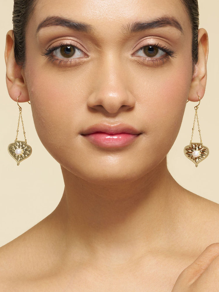 Celeste Pearl Drop Earrings