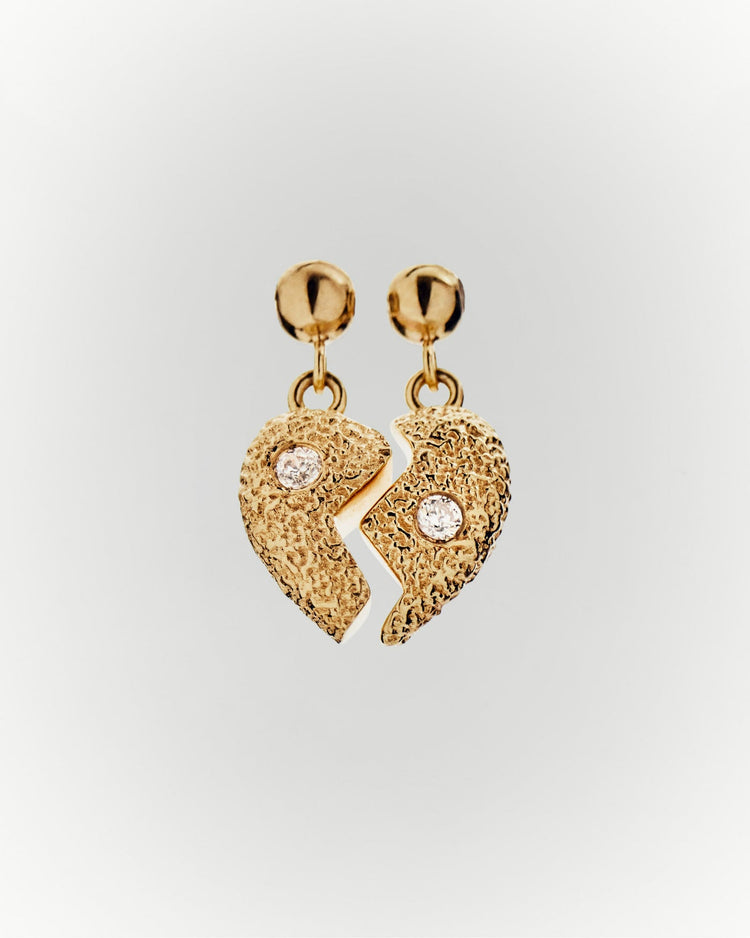 PDPAOLA Split Heart Charm