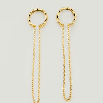 Twinkle Chain Cuff Earrings