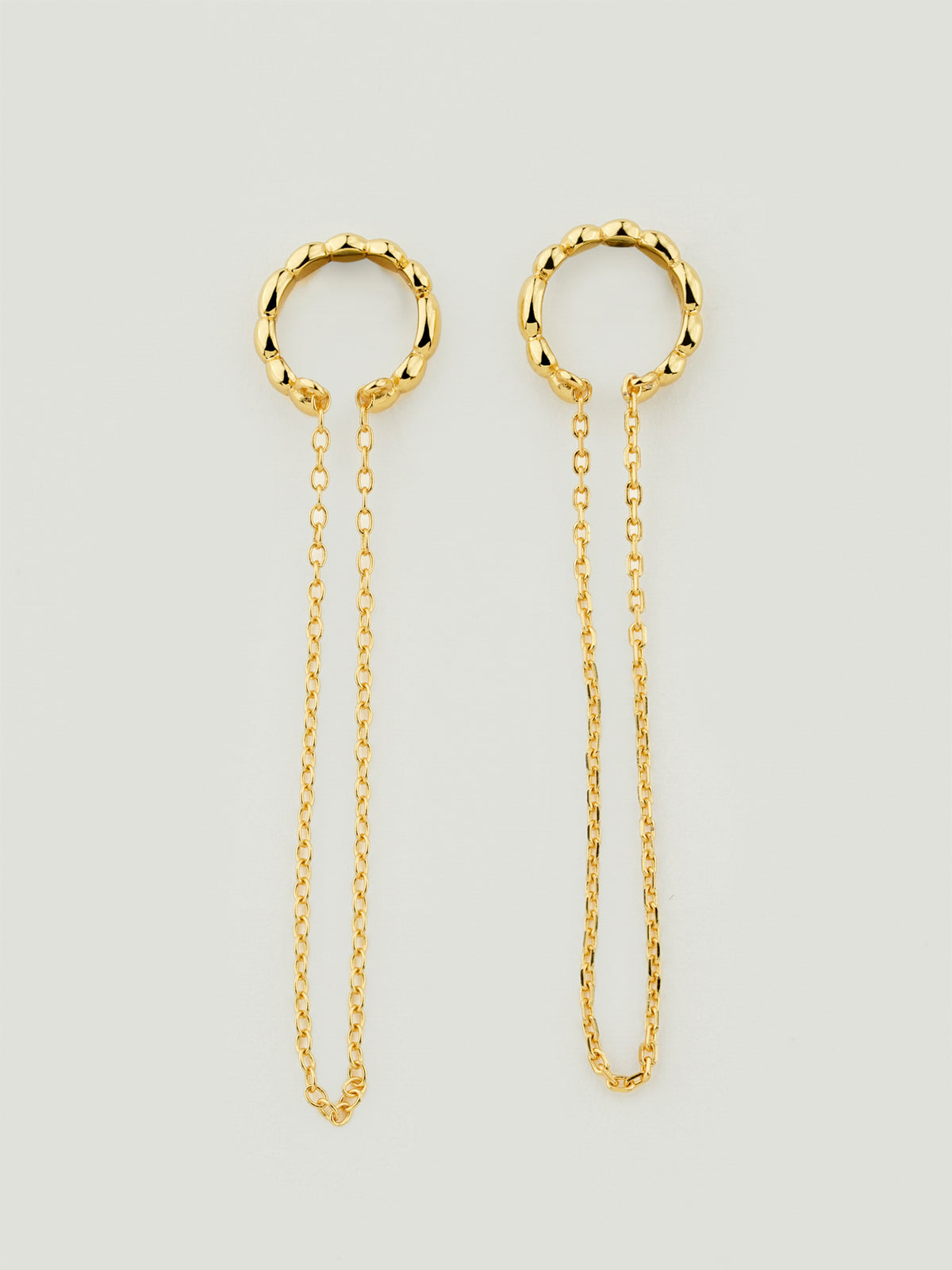Twinkle Chain Cuff Earrings