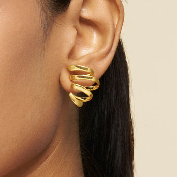 Infinity Twist Earrings & Pendant Necklace Set