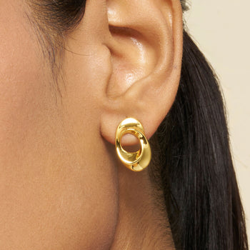 Halo Reflection Stud Earrings