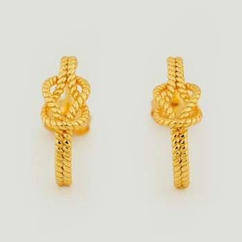 Figure 8 Knot Stud Earrings