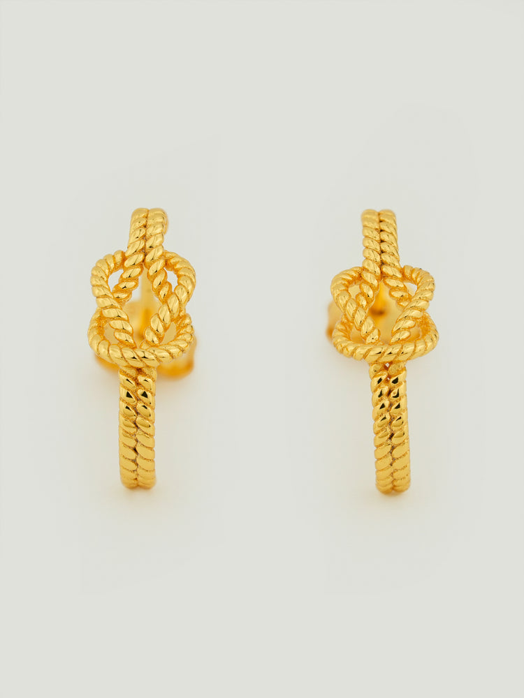 Figure 8 Knot Stud Earrings