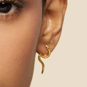 Serpent Strike Earrings & Pendant Necklace Set