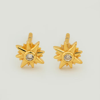 North Star Stud Earrings