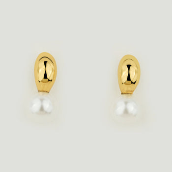 Lustre Teardrop Studs