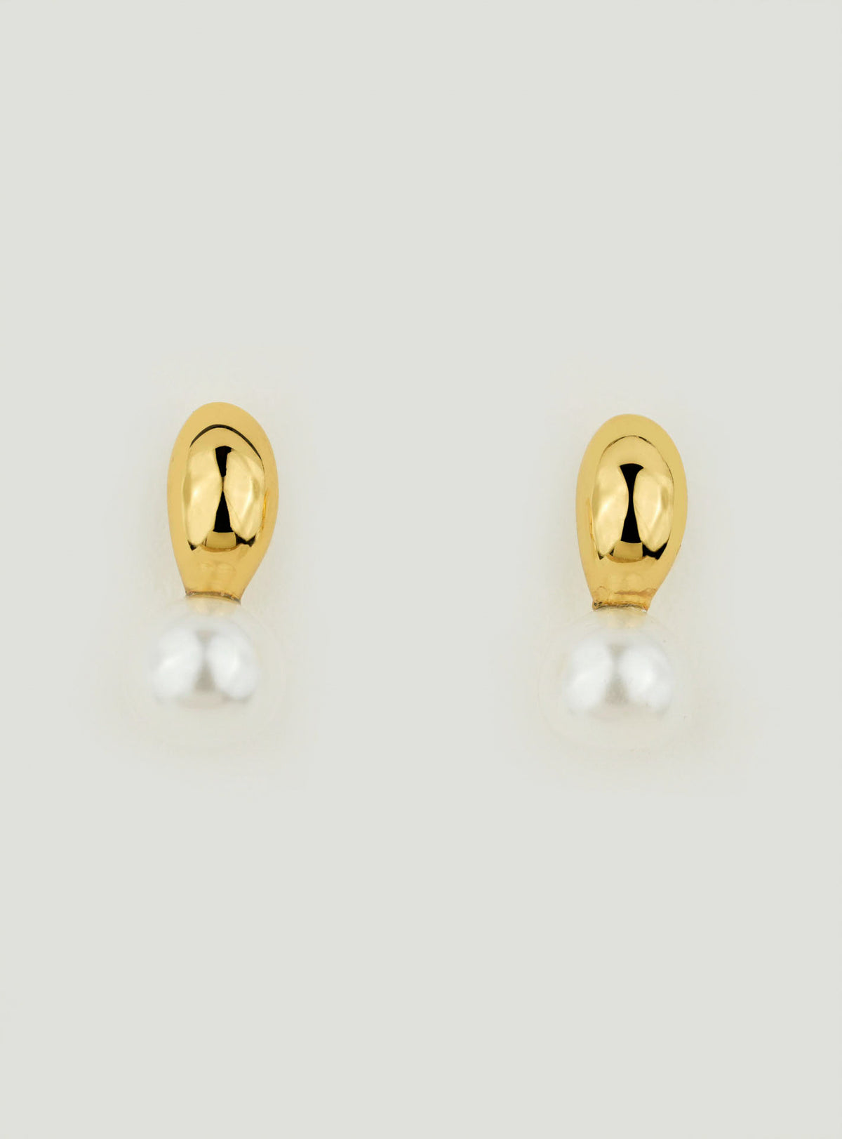 Lustre Teardrop Studs