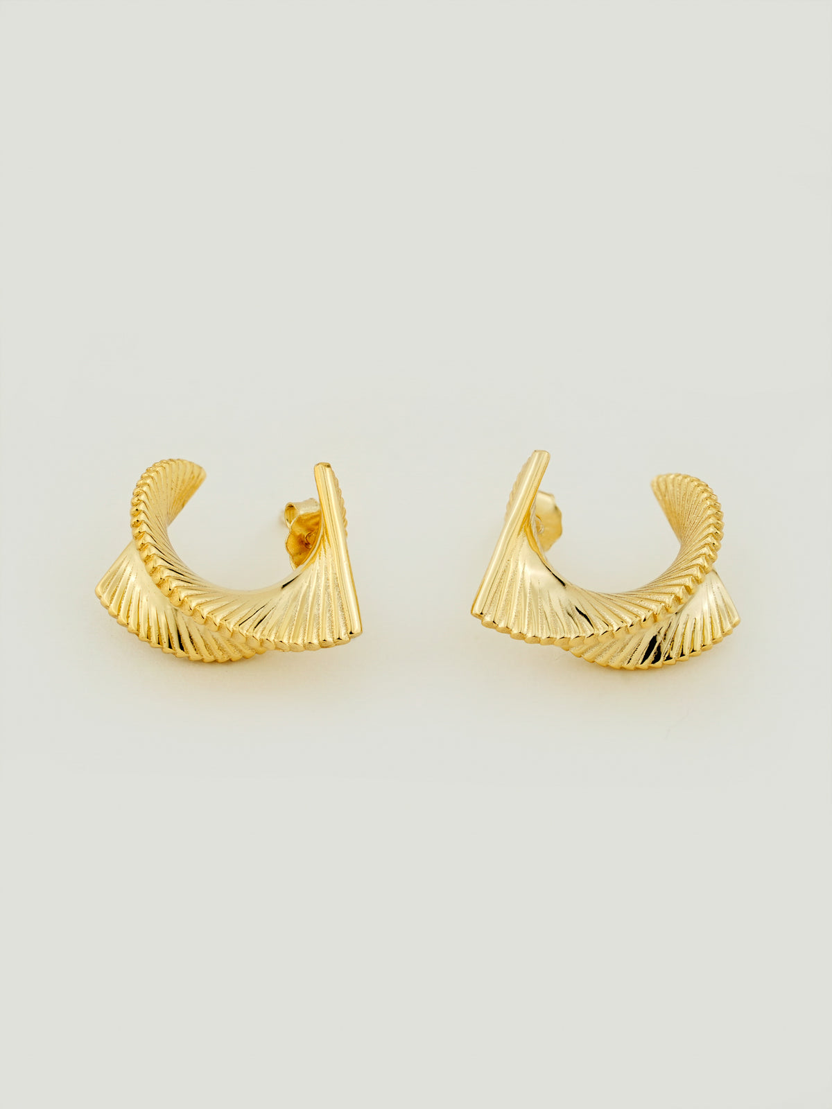 Solstice Swirl Stud Earrings
