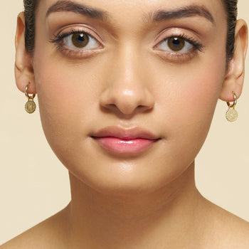 North Star Earrings & Medallion Necklace Set