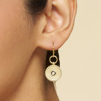 Solstice Disc Drop Earrings & Disc Necklace Set