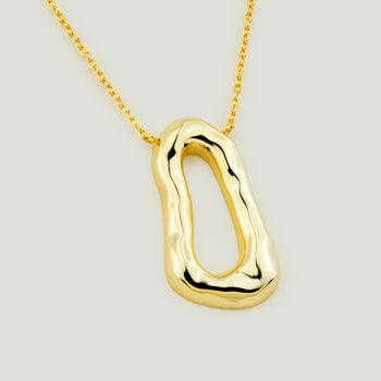 Contour Drop Necklace