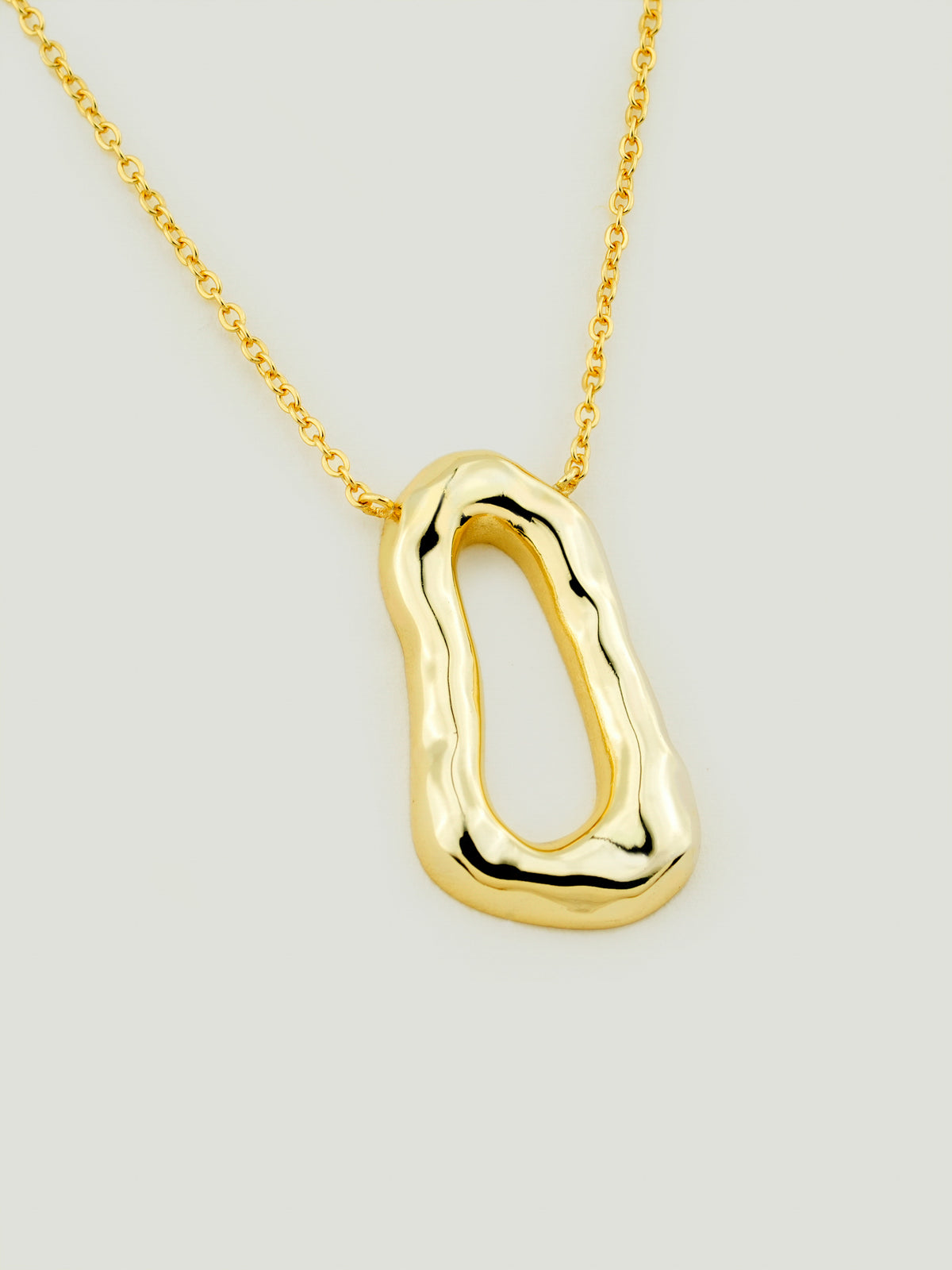Contour Drop Necklace