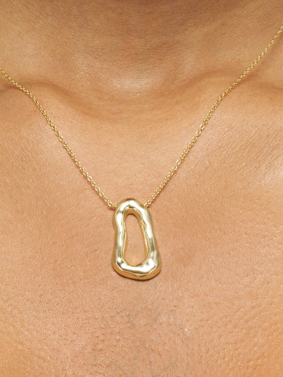 Contour Drop Necklace