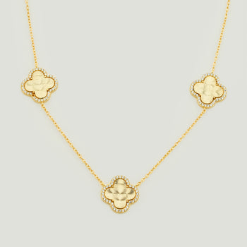 Velvet Clover Necklace