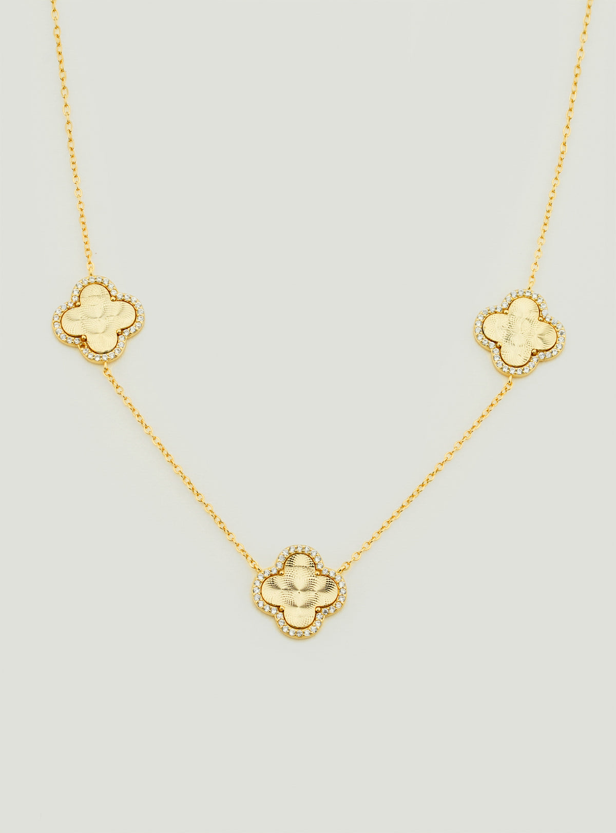 Velvet Clover Necklace